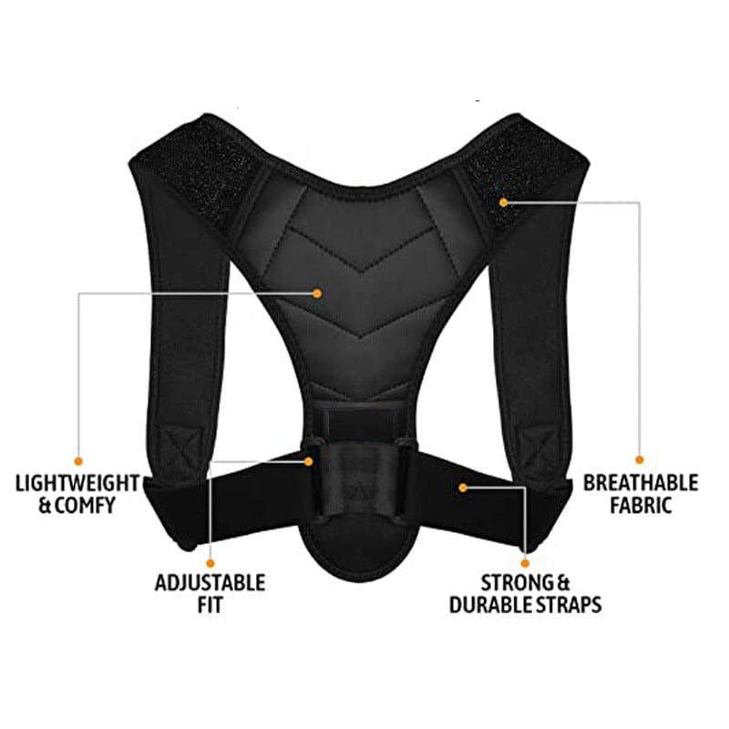 Adjustable Body Posture Corrector Belt – Back & Shoulder Support Brace for Men and Women | Spine Alignment & Pain Relief Rs 451