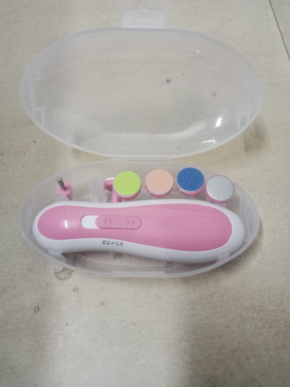 Electric Nail Clipper - Baby Nail Trimmer Clipper Set ( random color ) Rs 732