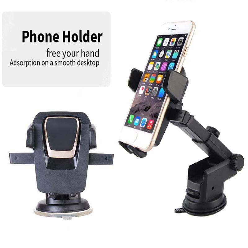 Easy One Touch Mobile Holder Car & Desk Mount / Car Phone Holder Mobile Phone Holder Stand in Car
