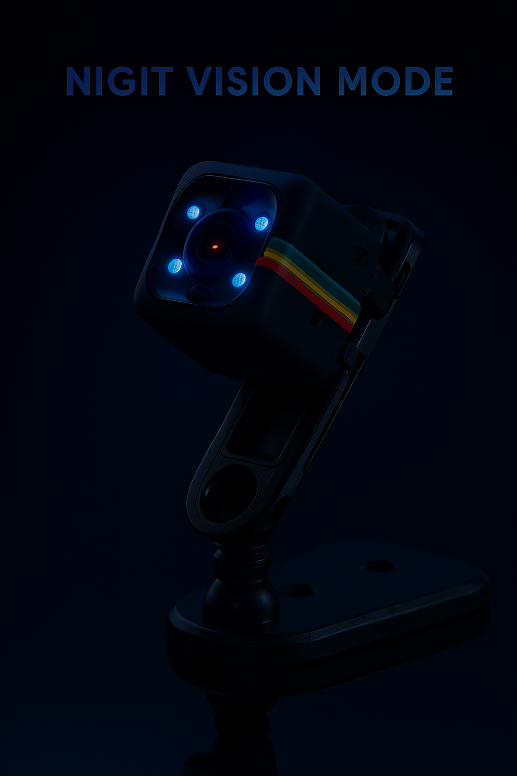 SQ10 Mini Hidden Camera with Night Vision – HD Recording, Motion Detection & Adjustable Holding Stand