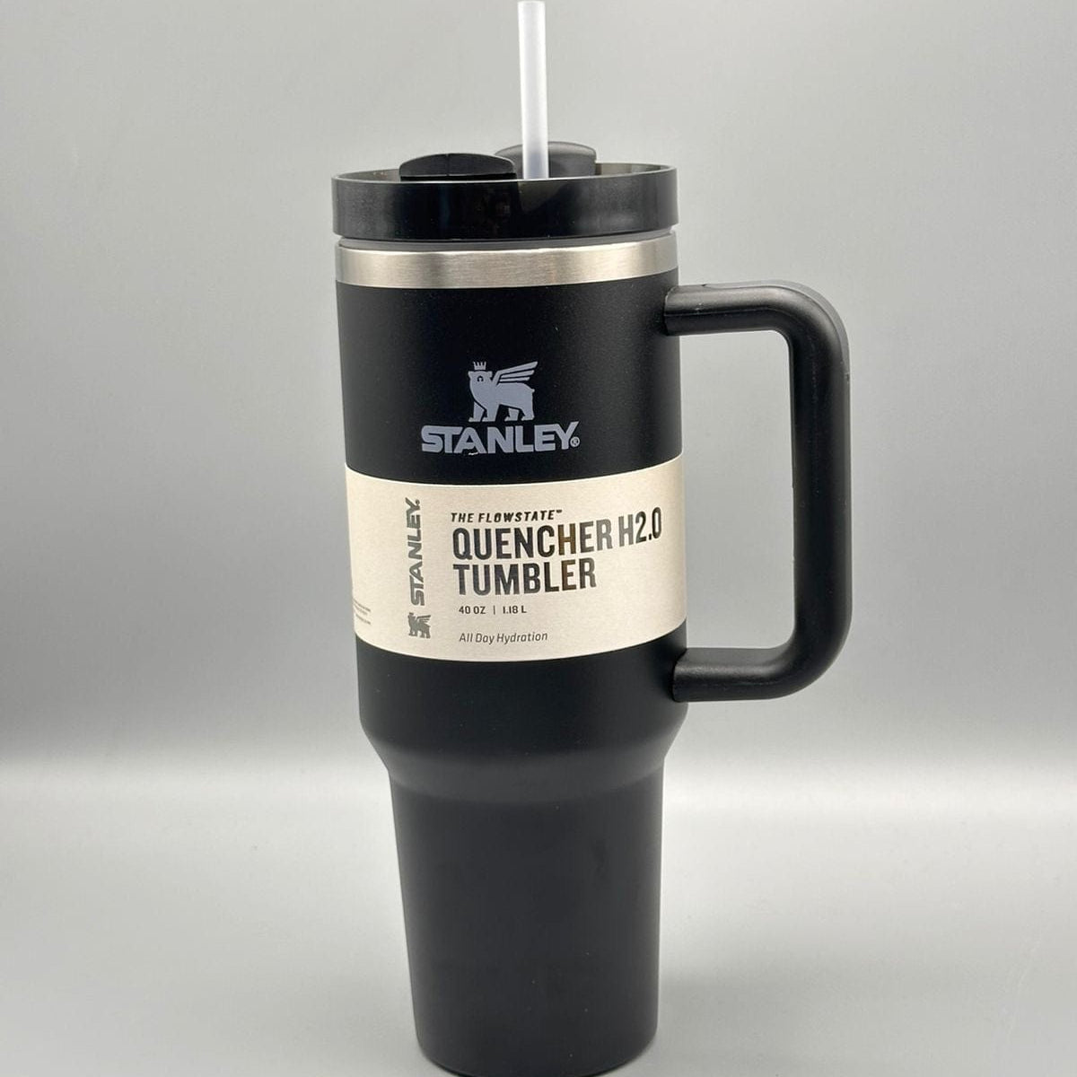 Stanley 40 Oz | (1200ML) Stainless Steel Vacuum Insulated Tumbler With Straw Leak Proof Quencher Cup For Hot And Cold Beverages - With Box