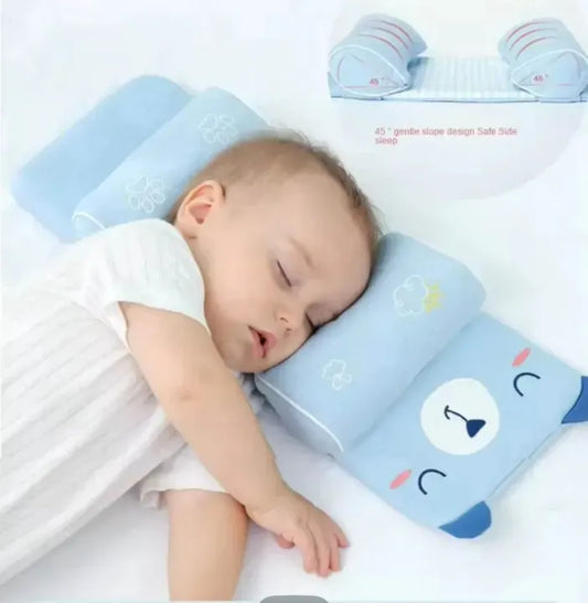 Adjustable Newborn Baby Head Shaping Pillow | Prevents Flat Head | Soft & Comfortable Support ( Random Color and Design )