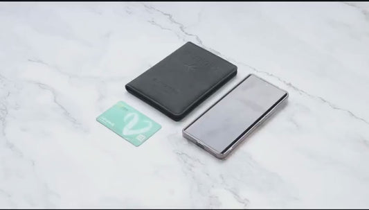 Voyager Series RFID Protected Passport Cover Holder And Travel Wallet Premium Leather - Black